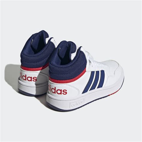 adidas mid hoop wit aktie